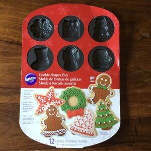 Wilton Cookie Shapes Pan Christmas Winter Theme